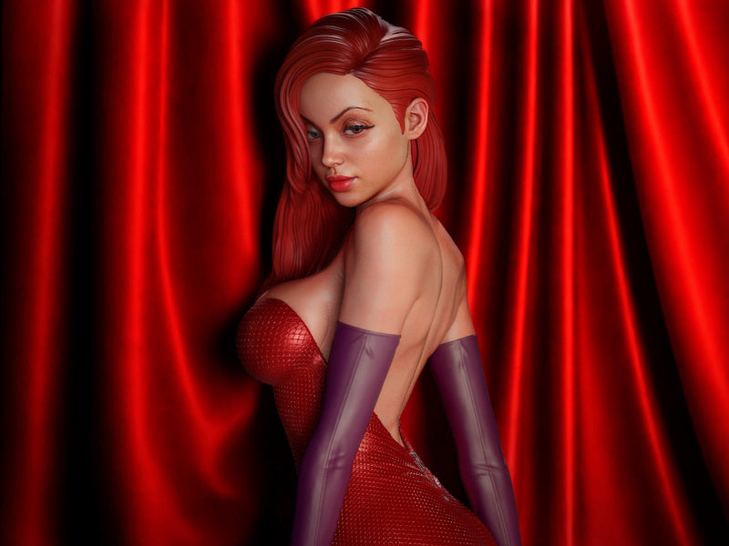 Jessica Rabbit - Who Framed (Censored) Roger Rabbit (SFW/NSFW 18+ Only) - 1:6, 1:9 Scale Figures & Busts
