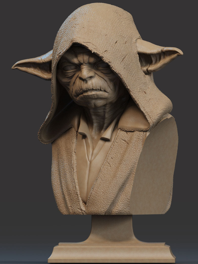 Darth Yoda - SW - 1:6, 1:9 Scale Figures & Bust