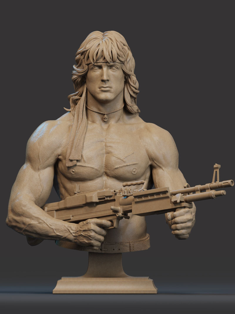 Stallone Iconic Role Figures - 1:6, 1:9 Scale Figures & Bust