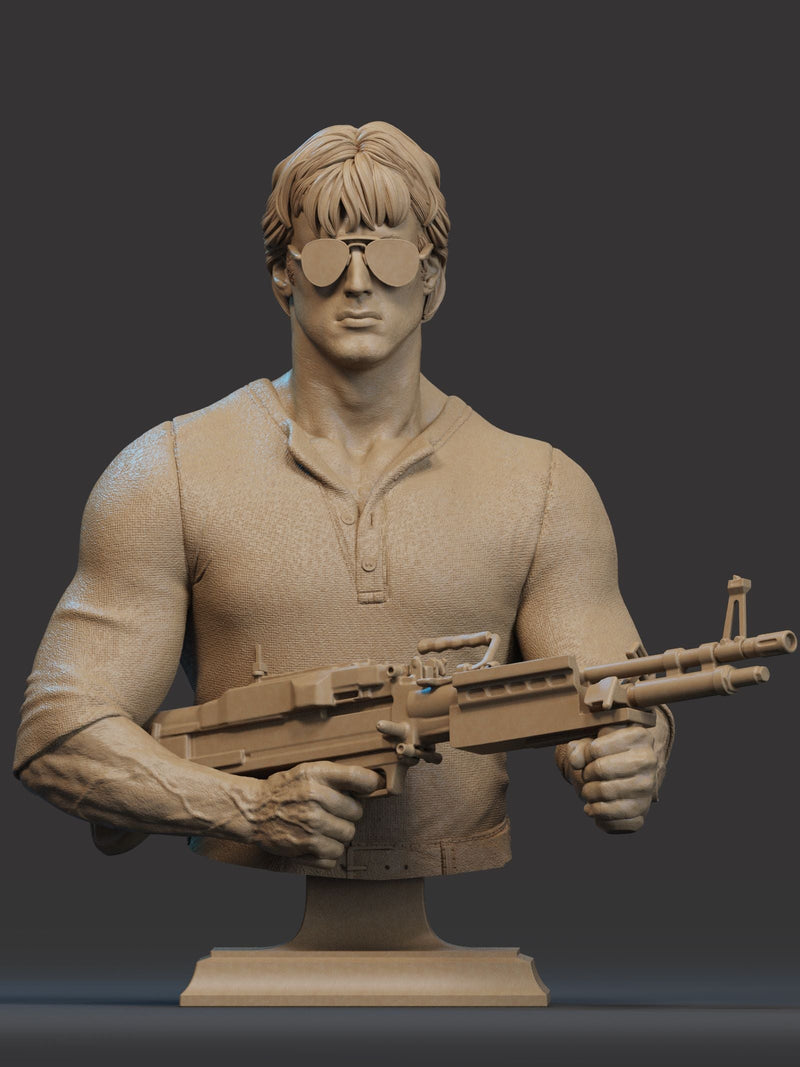 Stallone Iconic Role Figures - 1:6, 1:9 Scale Figures & Bust