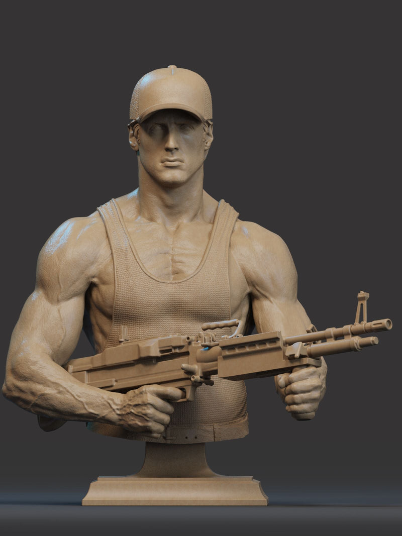 Stallone Iconic Role Figures - 1:6, 1:9 Scale Figures & Bust