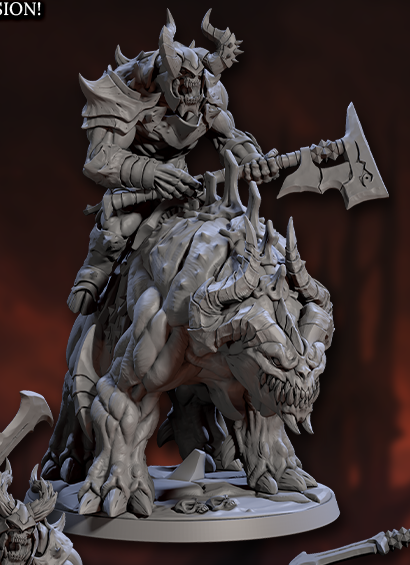 Infernal Warbeast Riders – Demonic Cavalry Miniatures