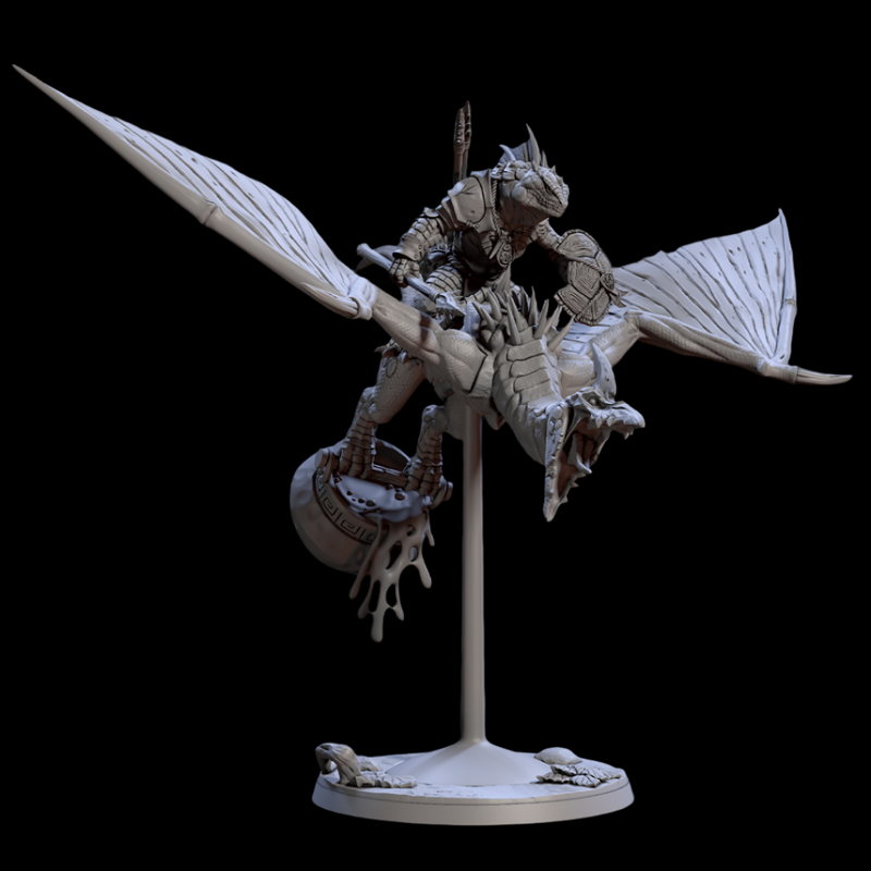Pterowyvern Riders - Flying Cavalry Miniatures