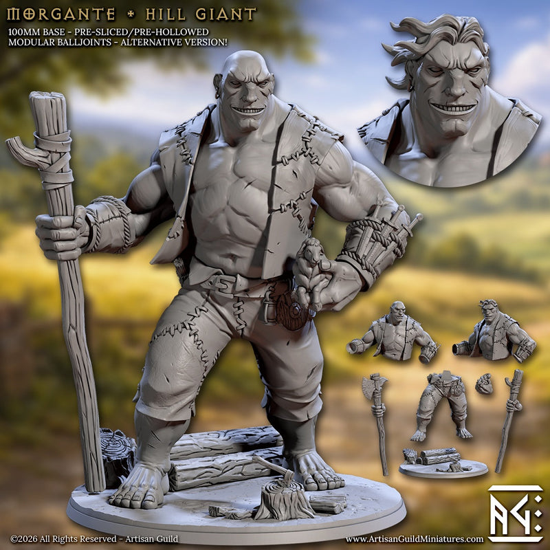 Morgante – Hill Giant Brute Miniature – Villager & Townsfolk Vol. 1