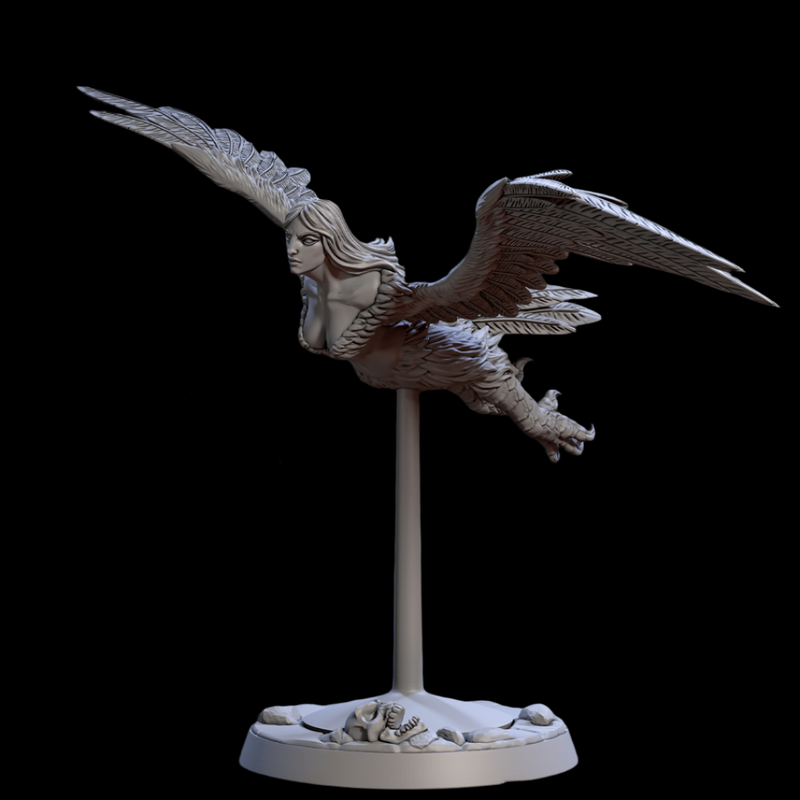 Cliff Harpies – Female Harpy Miniatures