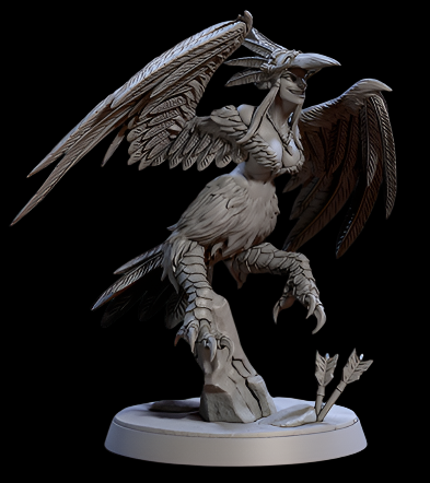 Cliff Harpies – Female Harpy Miniatures