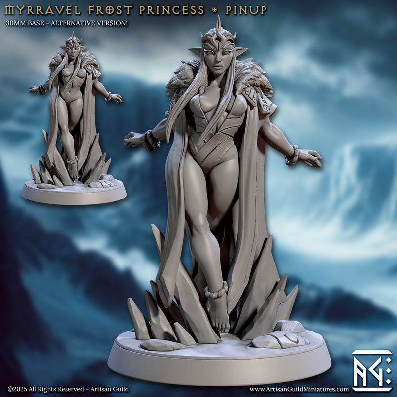 Myrravel Frost Princess Pinup Miniature (SFW/NSFW 18+)