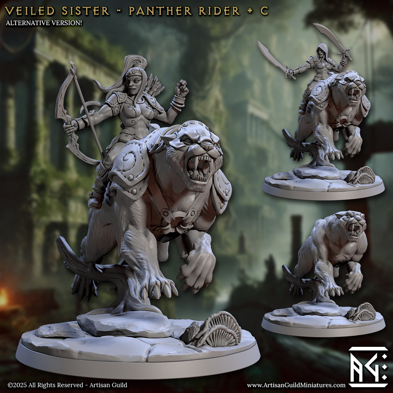 Veiled Panthers, Mounted or Wild