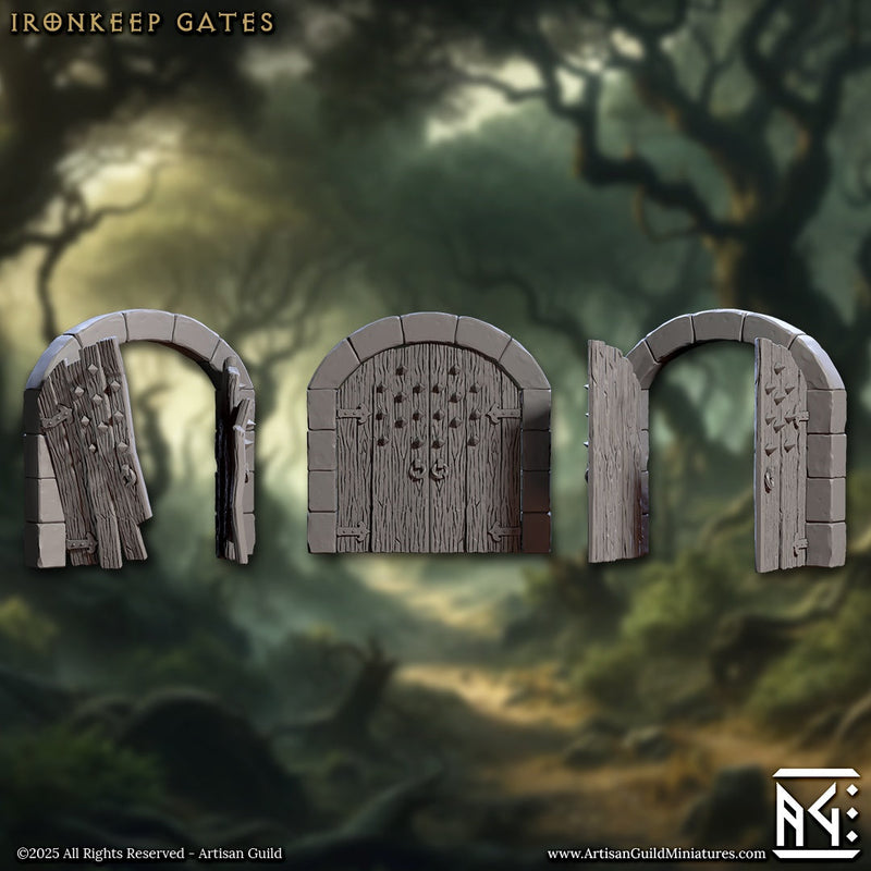 Ironkeep Gates - Artisan Guild - Fantasy Scatter Terrain