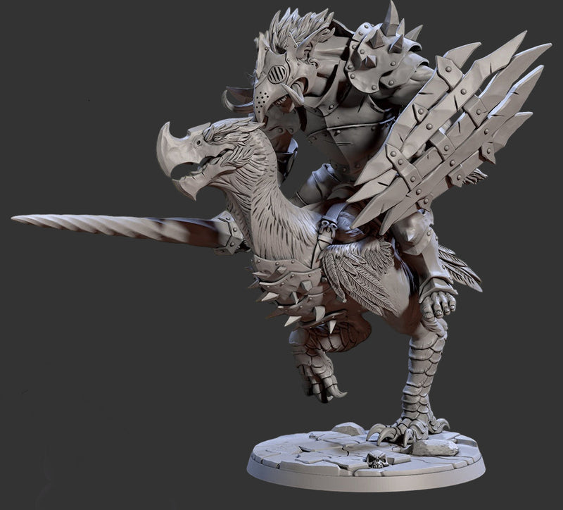 Terror Birds - Fantasy Mounts and Troll Knights - Fantasy Miniatures