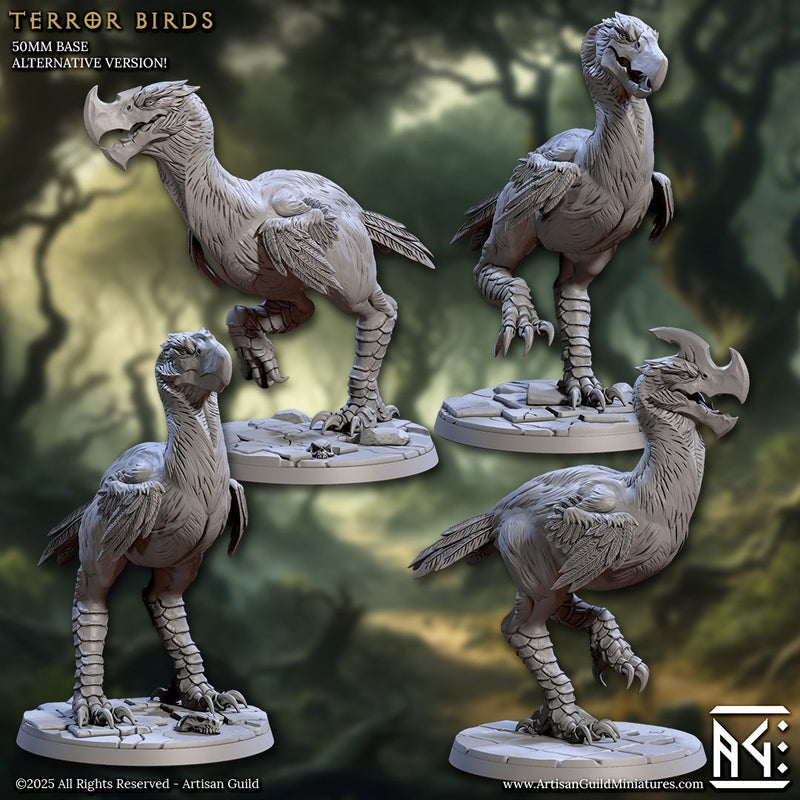 Terror Birds - Fantasy Mounts and Troll Knights - Fantasy Miniatures