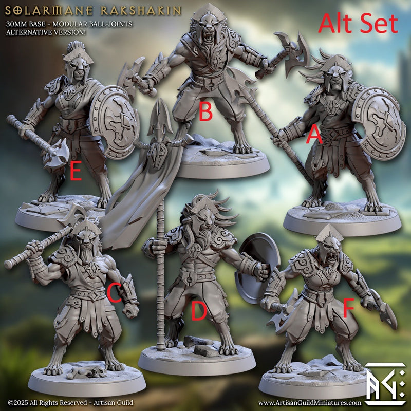 Rakshakin Warriors – Feral Beastfolk Infantry – Solarimane