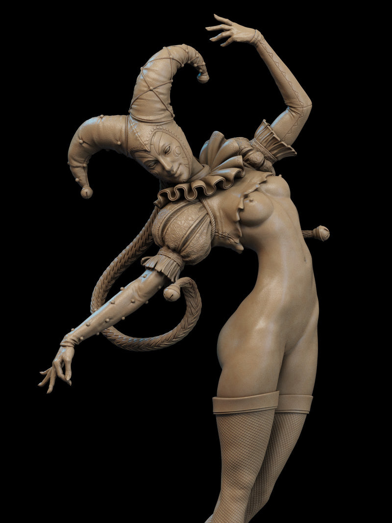 Jester - CA3D Original Art (SFW/NSFW 18+ Only) - 1:6 Scale Figure