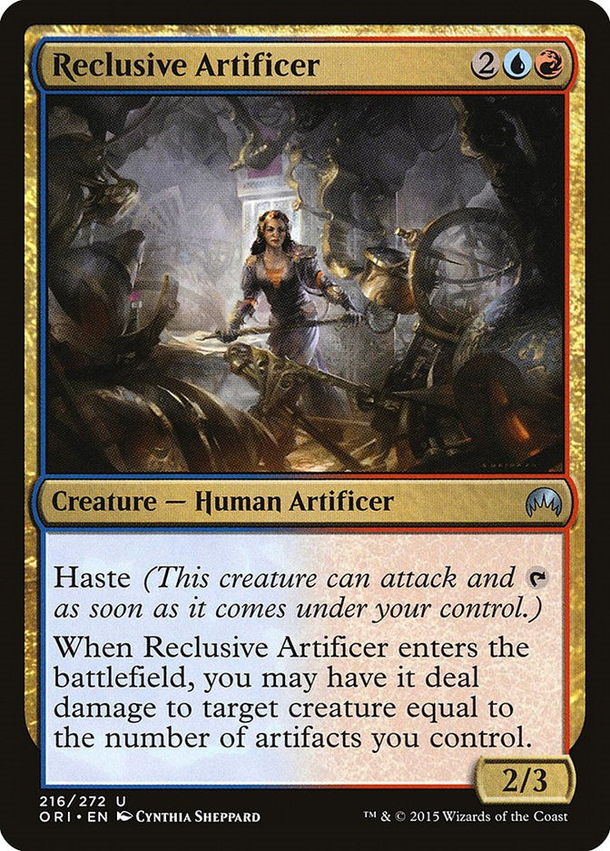 Reclusive Artificer - Magic Origins #216 Magic: The Gathering card