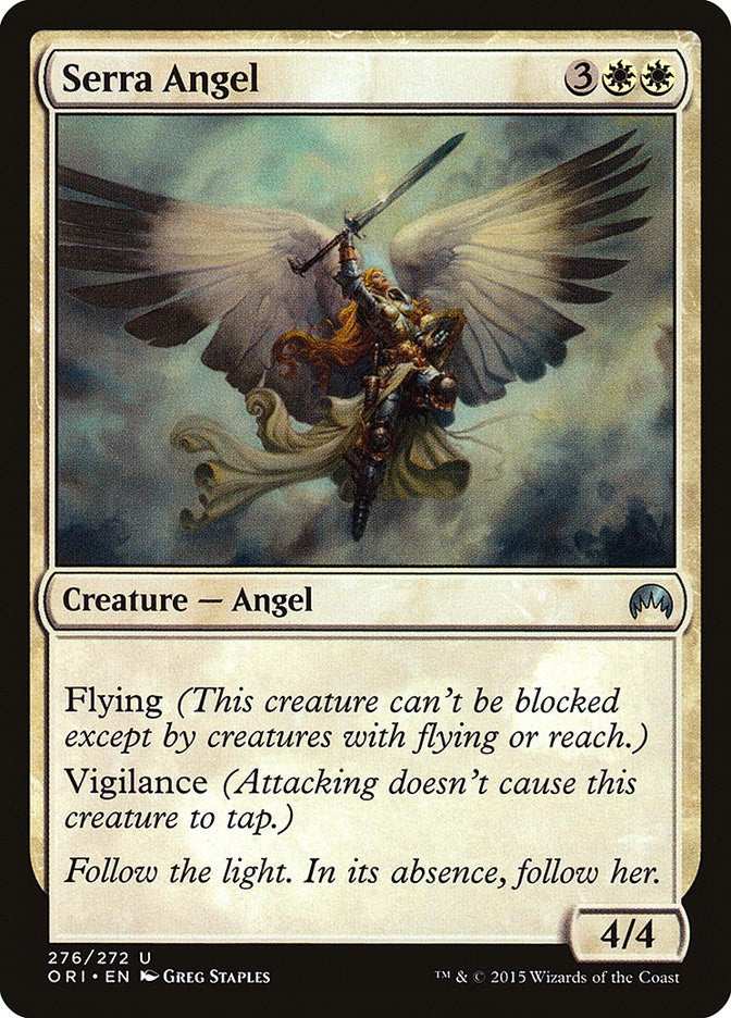 Serra Angel - Magic Origins #276 Magic: The Gathering card