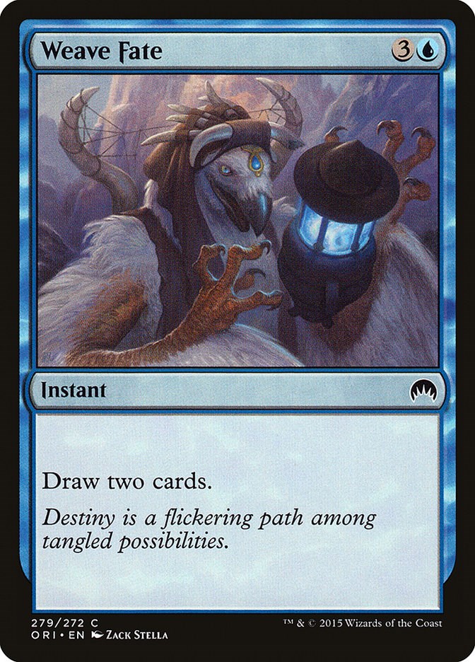 Weave Fate - Magic Origins #279 Magic: The Gathering card