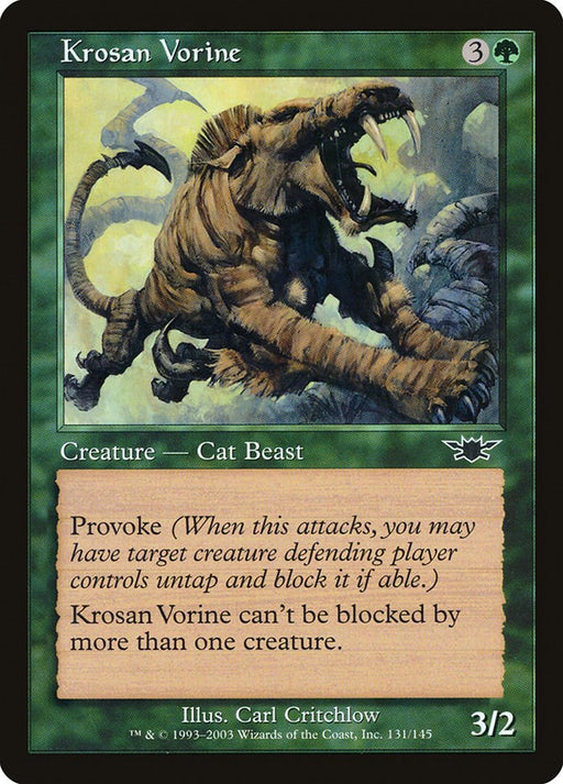 Krosan Vorine - Legions #131 Magic: The Gathering card