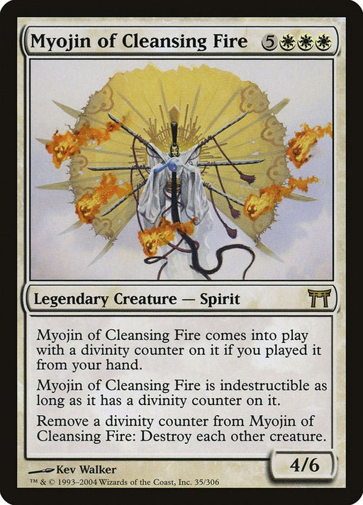 Myojin of Cleansing Fire - Champions of Kamigawa #35 Magic: The Gathering card