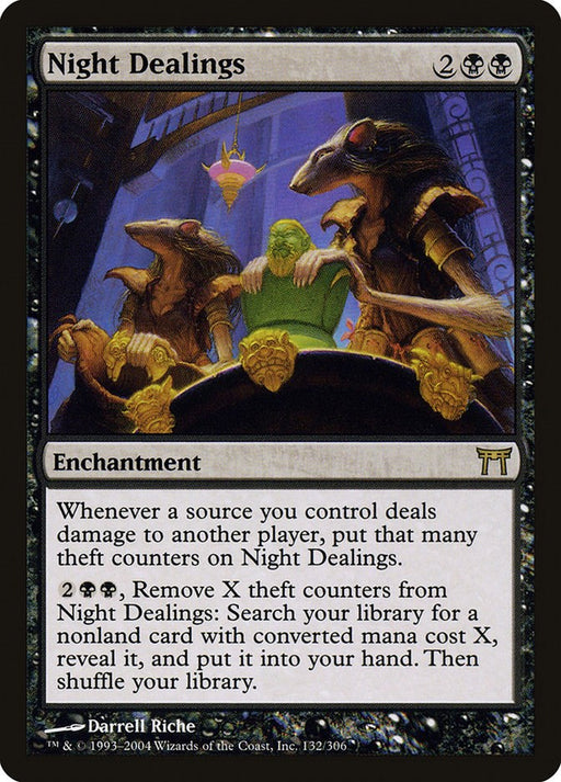 Night Dealings - Champions of Kamigawa #132 Magic: The Gathering card