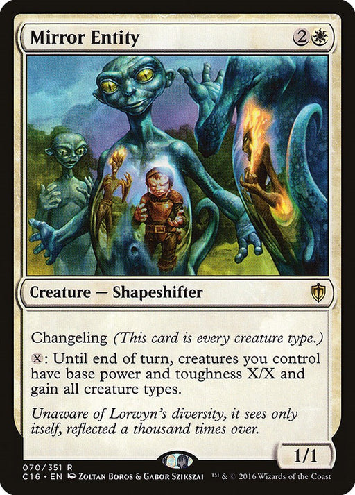 Mirror Entity - Commander 2016 #70 Magic: The Gathering card