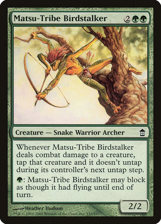 Matsu-Tribe Birdstalker - Saviors of Kamigawa #137 Magic: The Gathering card