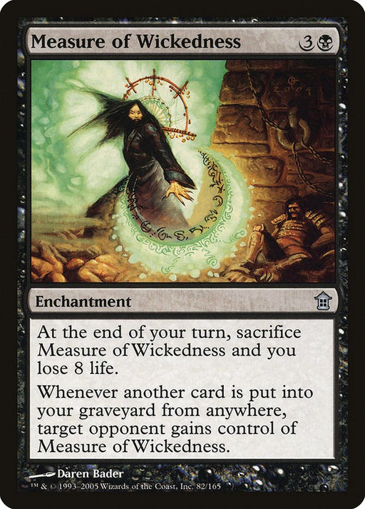 Measure of Wickedness - Saviors of Kamigawa #82 Magic: The Gathering card