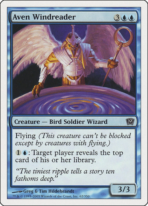 Aven Windreader - 9th Edition #62 Magic: The Gathering card