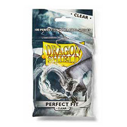 Dragon Shield Sleeves: Perfect Fit Standard- Clear/Clear (100 ct.)