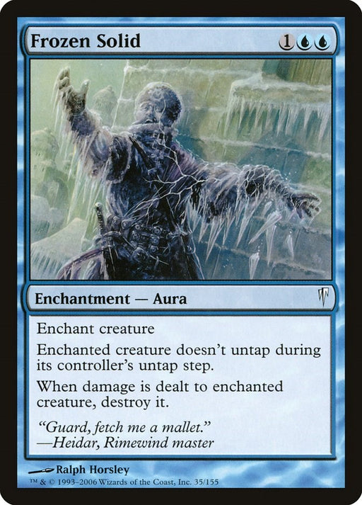 Frozen Solid - Coldsnap #35 Magic: The Gathering card