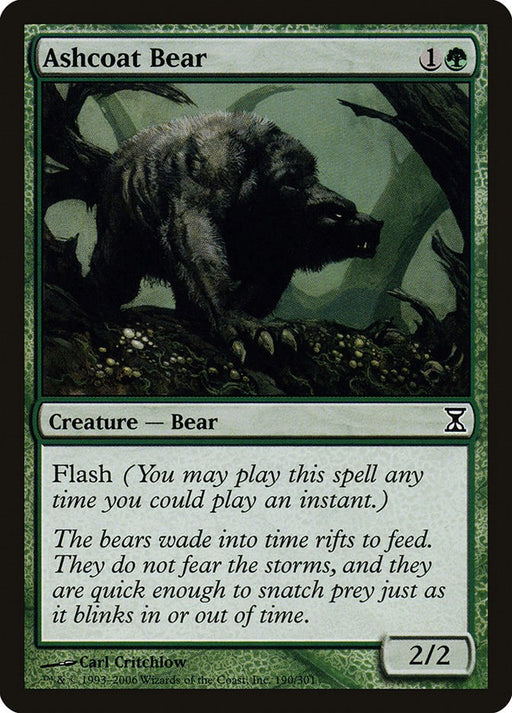 Ashcoat Bear - Time Spiral #190 Magic: The Gathering card