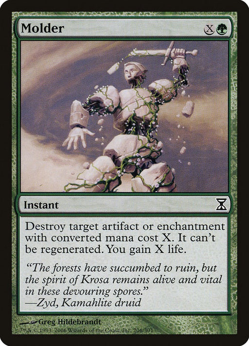 Molder - Time Spiral #206 Magic: The Gathering card