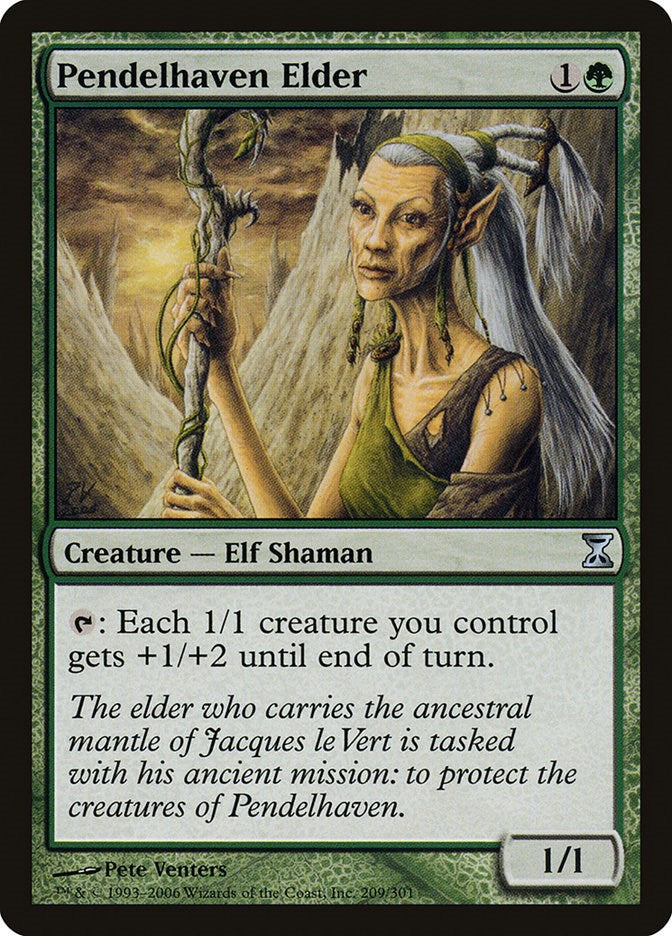 Pendelhaven Elder - Time Spiral #209 Magic: The Gathering card