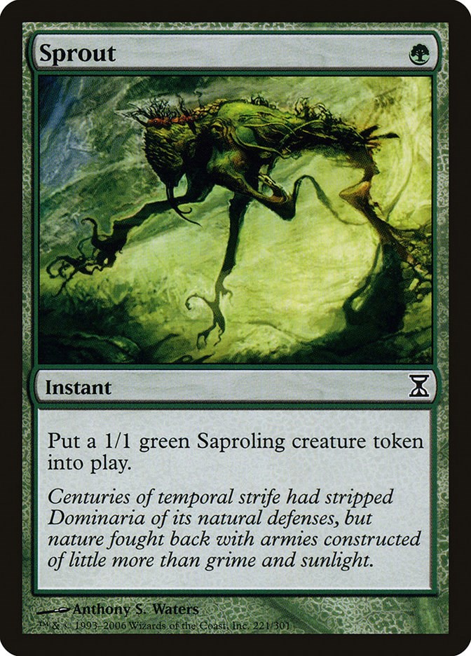 Sprout - Time Spiral #221 Magic: The Gathering card