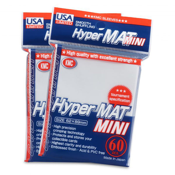 Mini- Hyper Matte White, USA Pack (60)