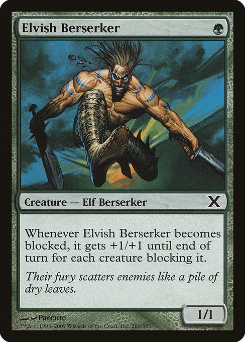 Elvish Berserker - 10th Edition #260 Magic: The Gathering card