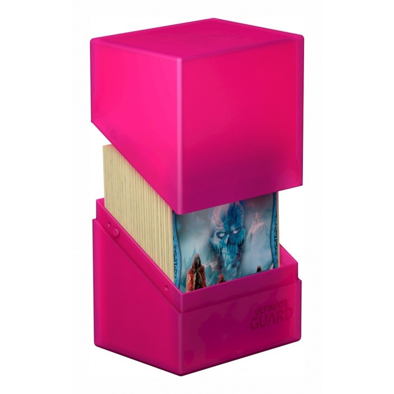 Boulder Deck Case - Rhodonite (Holds 80+)