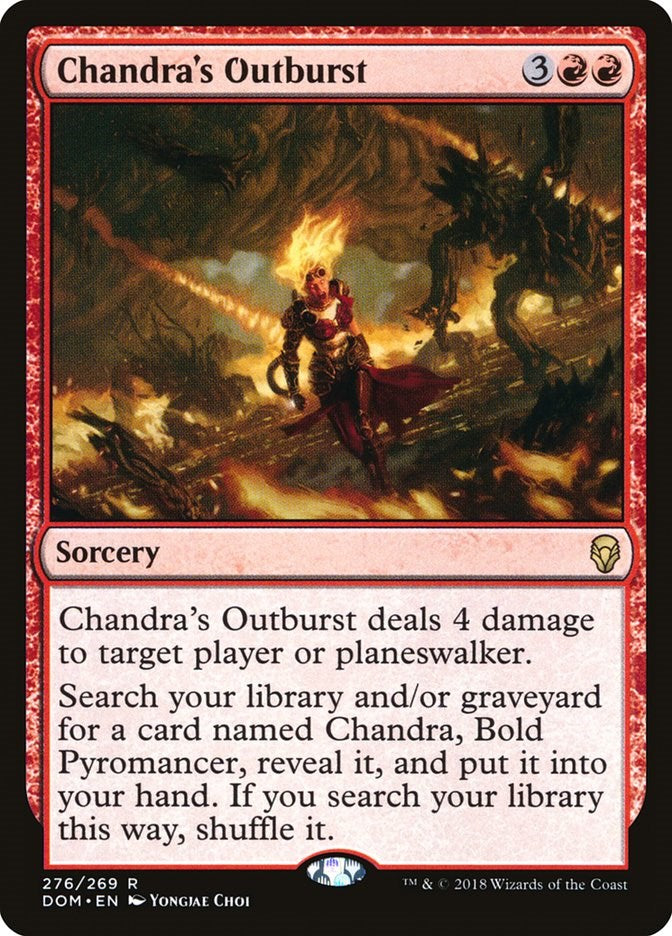 Chandras Outburst