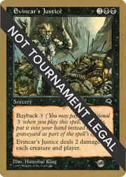 Evincar's Justice - 1999 Jakub Slemr (TMP) (SB)