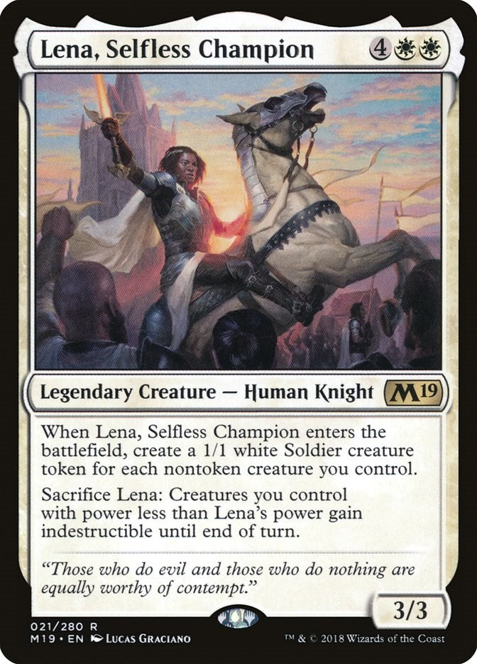 Lena Selfless Champion