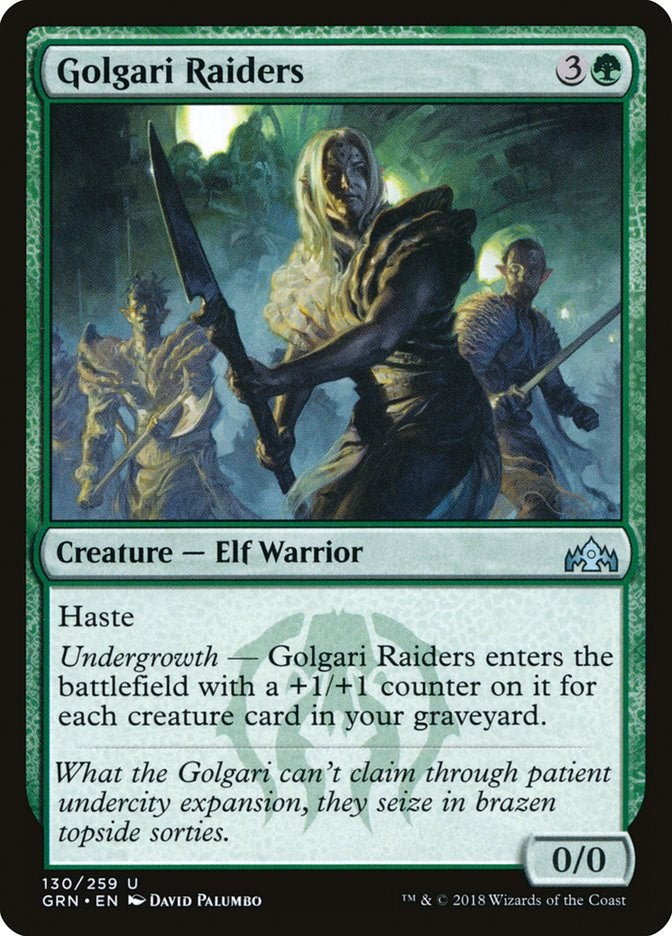 Golgari Raiders - Guilds of Ravnica #130 Magic: The Gathering card