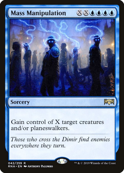 Mass Manipulation - Ravnica Allegiance #42 Magic: The Gathering card