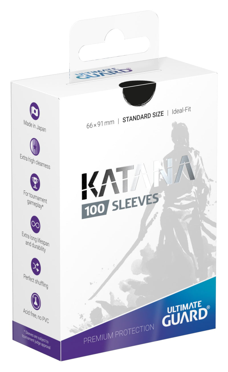 Katana 2018 Standard Size Sleeves - Black (100-Pack)