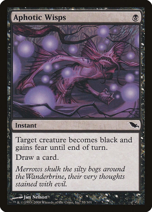 Aphotic Wisps - Shadowmoor #55 Magic: The Gathering card