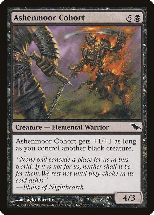Ashenmoor Cohort - Shadowmoor #56 Magic: The Gathering card