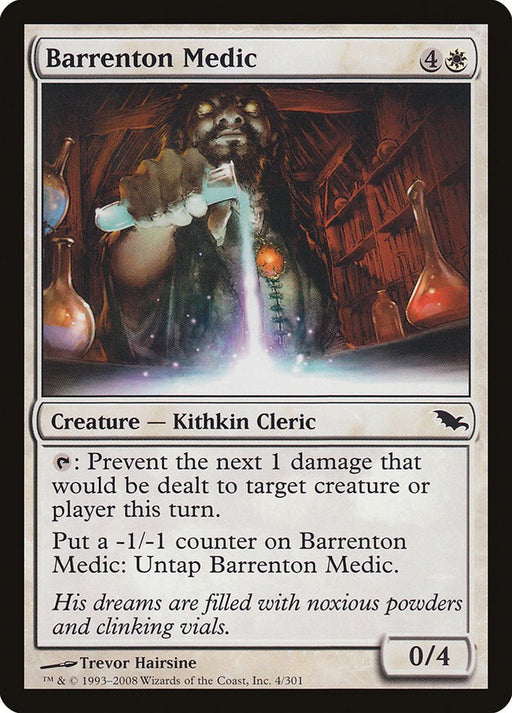 Barrenton Medic - Shadowmoor #4 Magic: The Gathering card