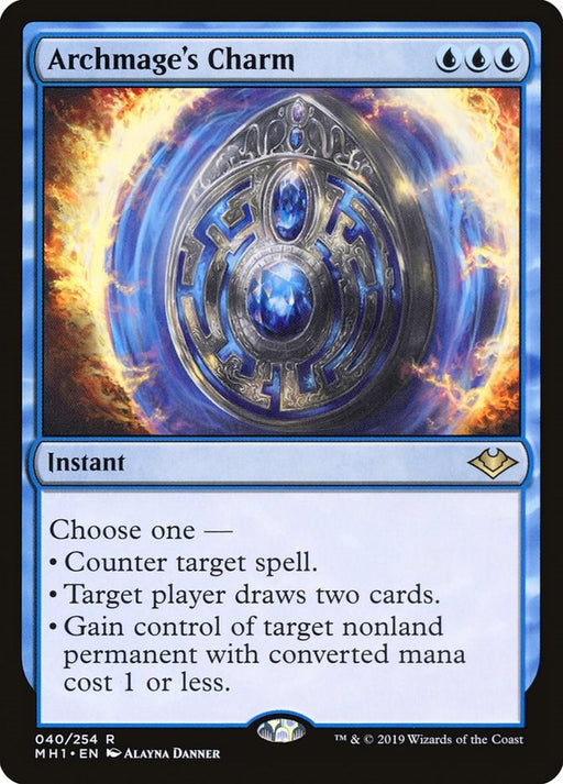 Archmage's Charm - Modern Horizons #40 Magic: The Gathering card