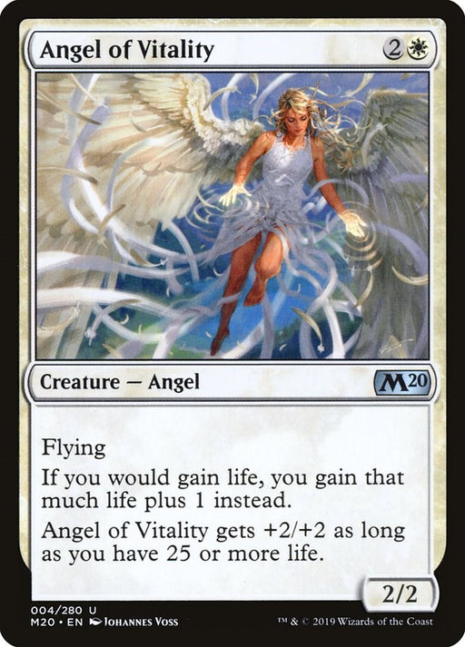Angel of Vitality - Core Set 2020 #4 Magic: The Gathering card