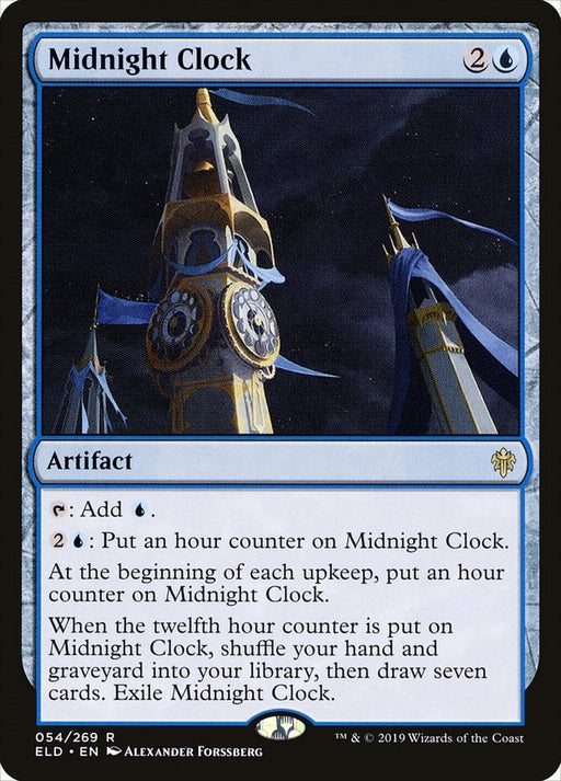Midnight Clock - Throne of Eldraine #54 Magic: The Gathering card