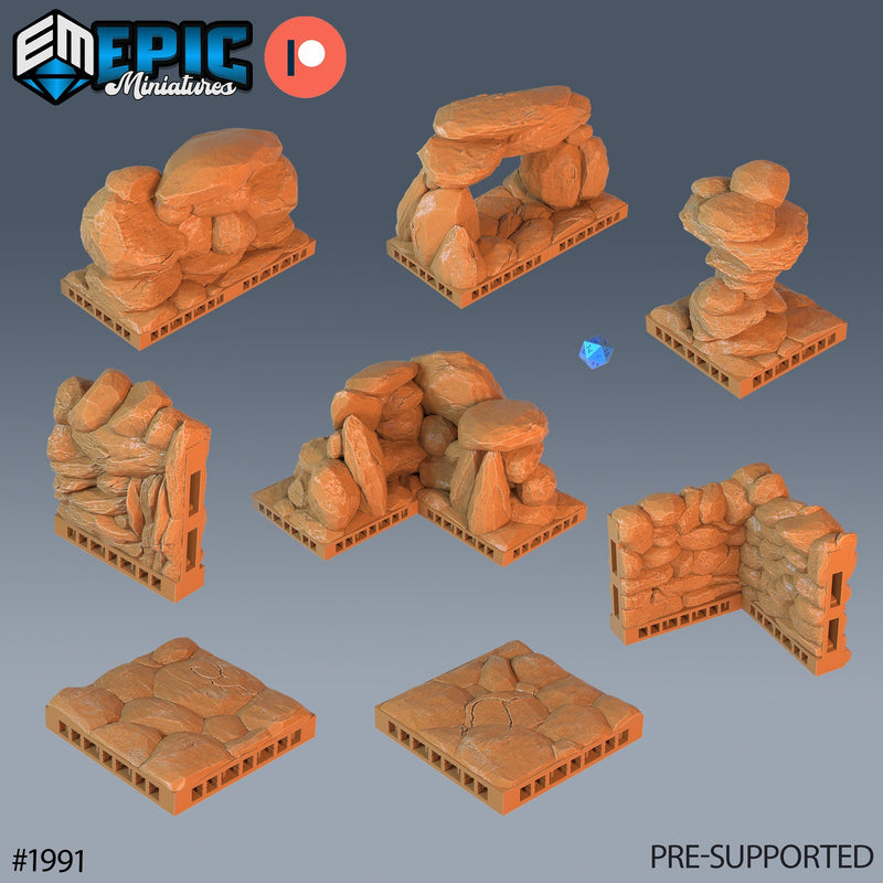 Dwarf Mine - Terrain - Floors and Walls