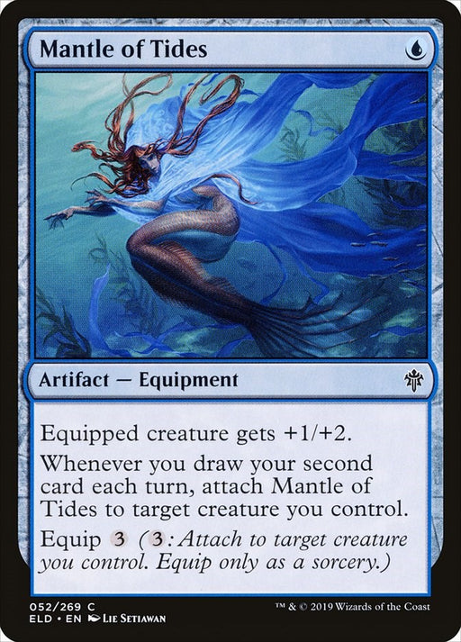 Mantle of Tides - Throne of Eldraine #52 Magic: The Gathering card